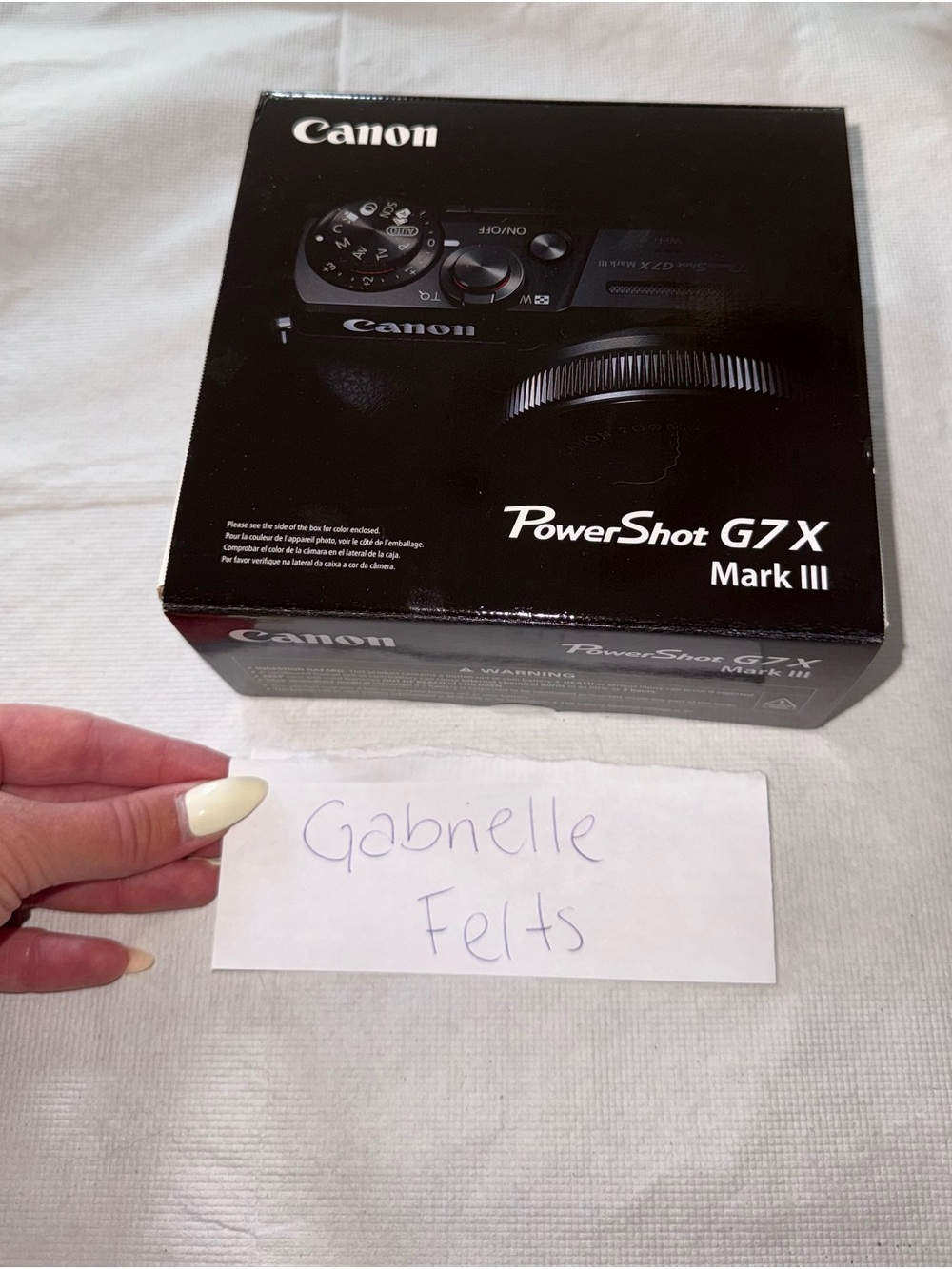 Canon PowerShot G7 X Mark III Boxed Camera - Black